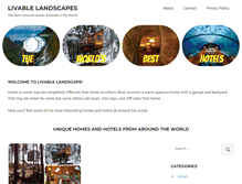 Tablet Screenshot of livablelandscape.com